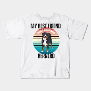 Best Friend  Bernese Mountain Dog Kids T-Shirt